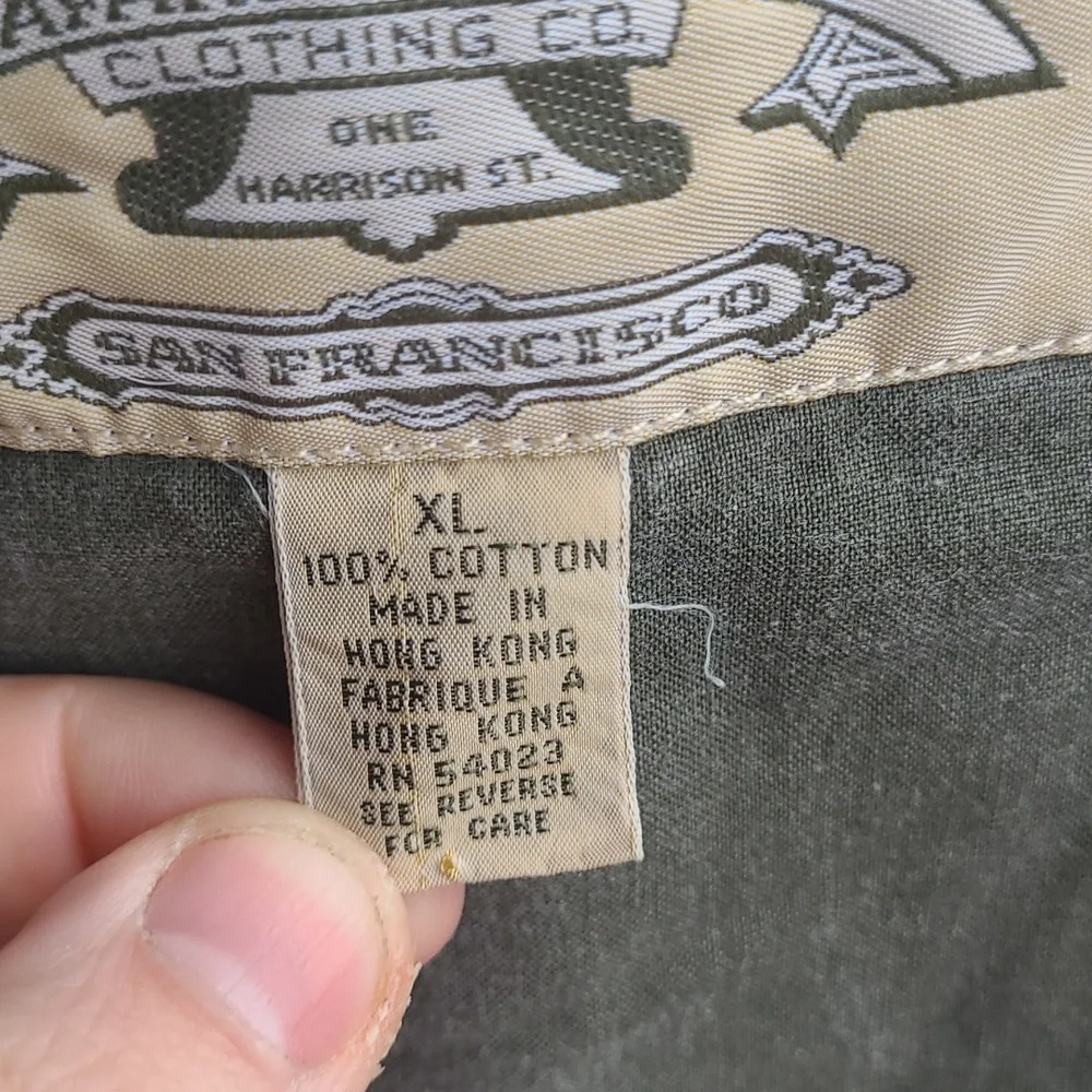 BANANA REPUBLIC Safari & Travel‎ Green Grey Cotton Mens XL Full Zip Up Vest VTG